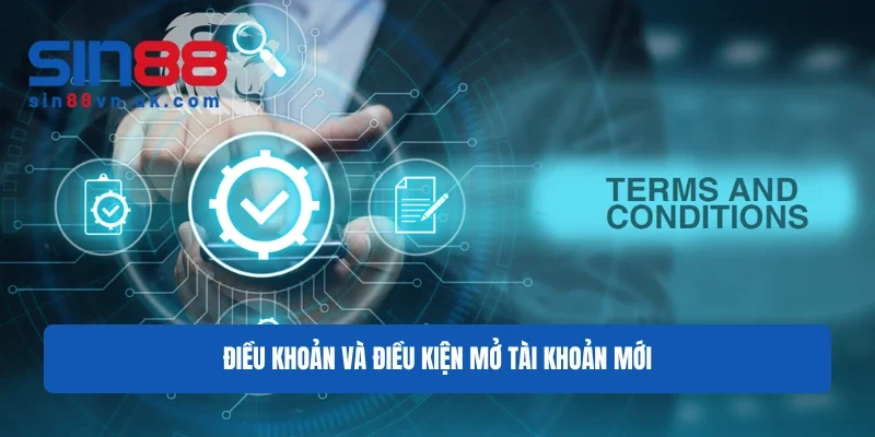 Điều khoản và điều kiện mở tài khoản mới Điều khoản và điều kiện mở tài khoản mới
