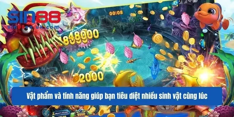 Vật phẩm và tính năng giúp bạn tiêu diệt nhiều sinh vật cùng lúc Vật phẩm và tính năng giúp bạn tiêu diệt nhiều sinh vật cùng lúc